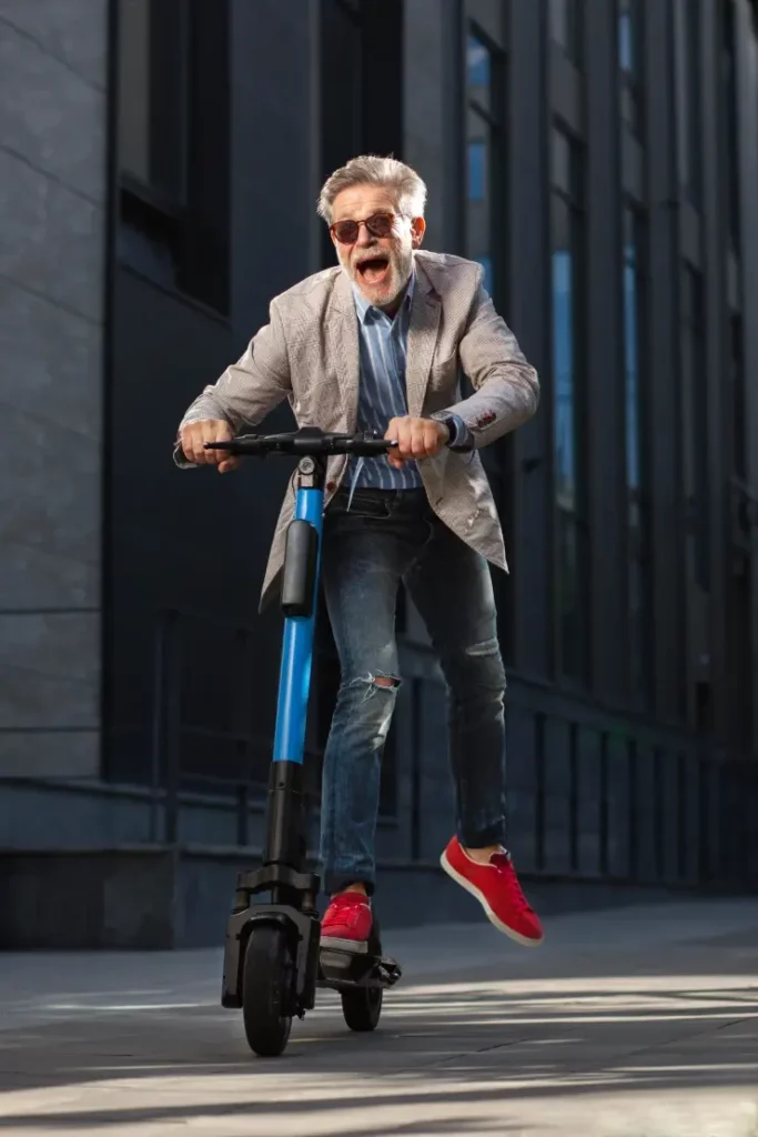 Electric Scooters Leading To Injuries According To New Study 1 E-scooters injuries-happy-senior-person-falling