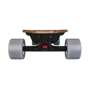 front of electric skateboard