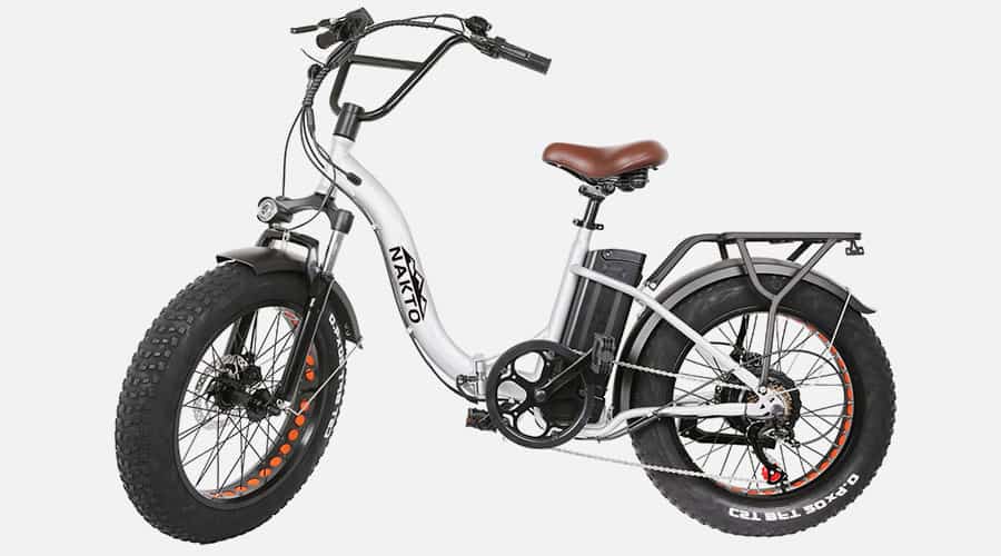 Nakto 500W Ox Folding Fat Tire Electric Bike