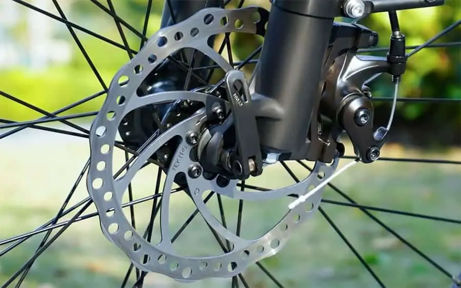 Front and Rear Mechanical Disc Brakes With 180mm Rotors