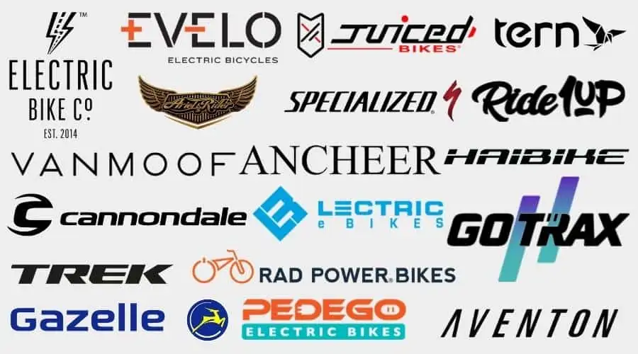 Electric Bike Brands List