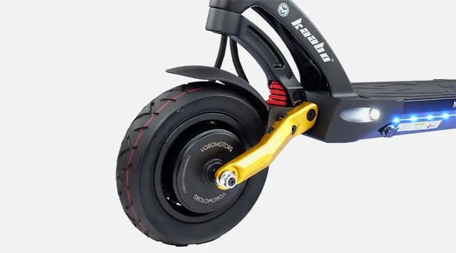 Kaabo MANTIS Pro Electric Scooter: Pneumatic Tires