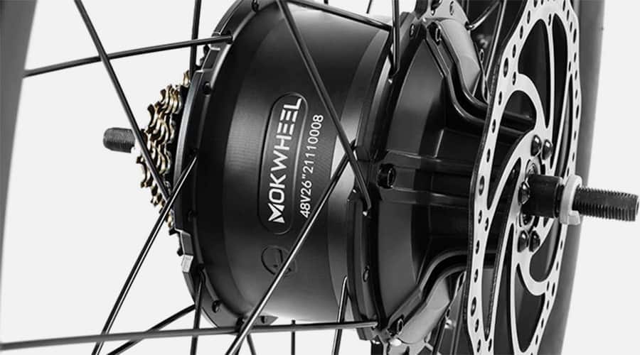 Mokwheel Upland Plus Electric Fat Bike: Motor