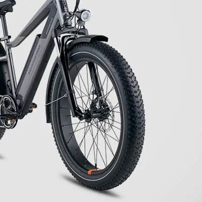 Aventon vs Rad Power Bikes: Rad Power Bikes Suspension and Tires