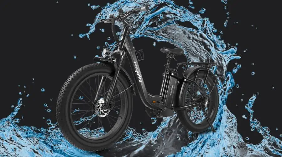 Heybike Explore Electric Bike: Water Resistance