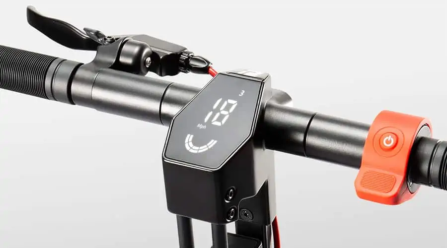 TurboAnt V8 Dual-Battery Electric Scooter: Display and Controls