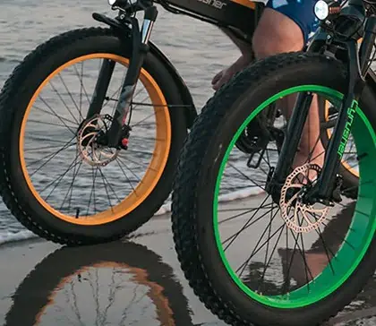 Cyrusher Ebike Brand: Colorful Frame and Rim Designs