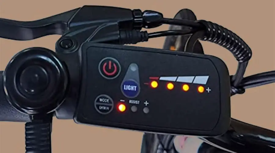 Gotrax Alpha XL Electric Bike: Display and Controls