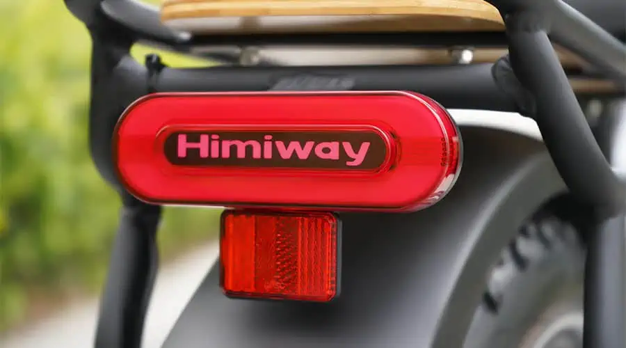Himiway Zebra ST: Integrated Brake Light