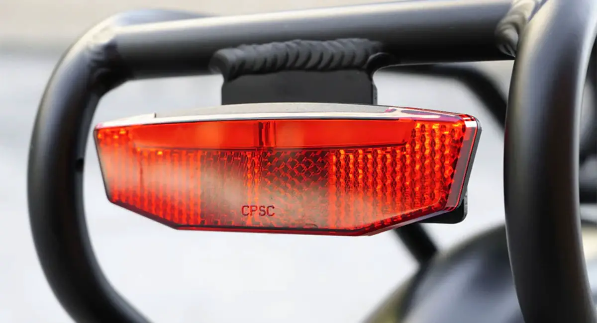 Folding Electric Bike KBO Flip: Rear Light