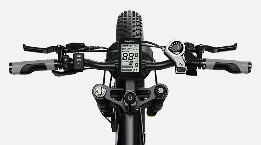 Brawn All-Terrain Electric Bike: LCD Display