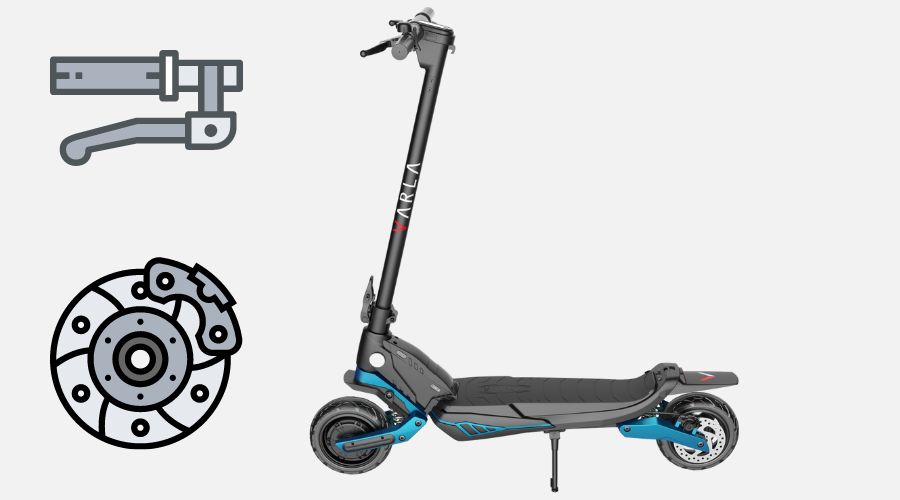 Falcon Electric Scooter: Brakes and Throttle