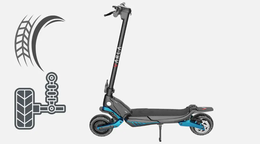 Falcon Electric Scooter: Tires and Suspension