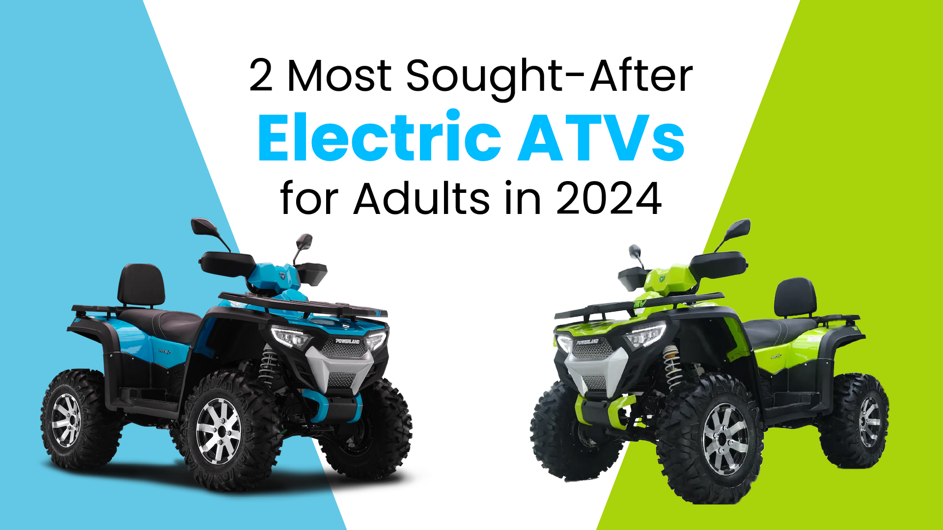 2 Most Sought-After Electric ATVs for Adults in 2024
