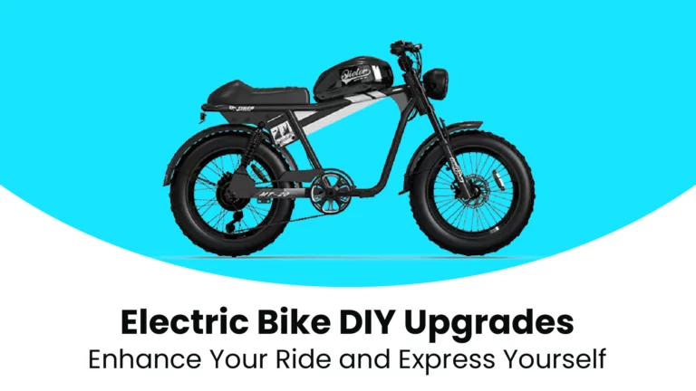 Electric Bike DIY Upgrades Enhance Your Ride and Express Yourself