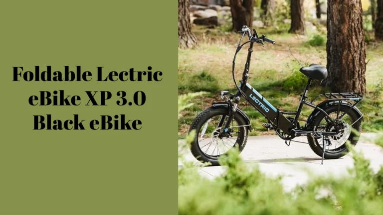 Foldable Lectric XP 3.0 Black Electric Bike_ A Comprehensive Review