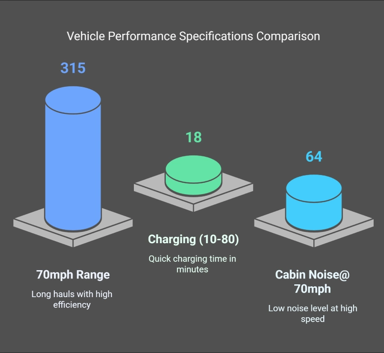 electric cars perfomance specification comparison