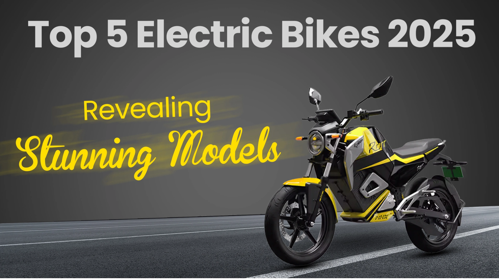 Top 5 Electric Bikes 2025: Revealing Stunning Models