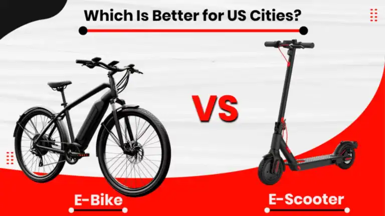 e-bike vs e-scooter